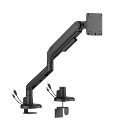 Economy Sleek Gas Spring Monitor Arm with USB 3.0