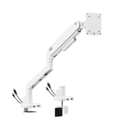 Economy Sleek Mechanical Spring Monitor Arm with USB 3.0 Ports