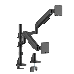  Economy Sleek Pole-Mounted Gas Spring Monitor Arm