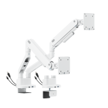 Economy Sleek Dual Screen Gas Spring Monitor Arm with USB 3.0