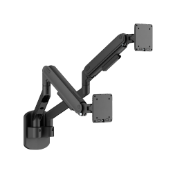 Economy Sleek Dual Screen Wall-Mounted Gas Spring Monitor Arm