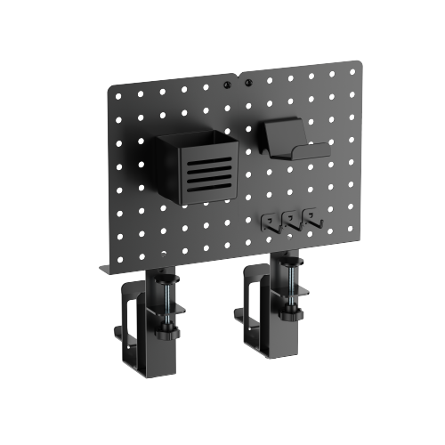 Clamp-On Desk Organizer with Pegboard & Storage Kits DET08-01 Reclaim Desk Space, Access Essentials Easily from china(chinese)