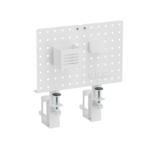 Clamp-On Desk Organizer with Pegboard & Storage Kits DET08-01 Reclaim Desk Space, Access Essentials Easily from china(chinese)