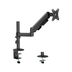 FlexPrecision Cost-Effective Pole-Mounted Gas Spring Monitor Arm