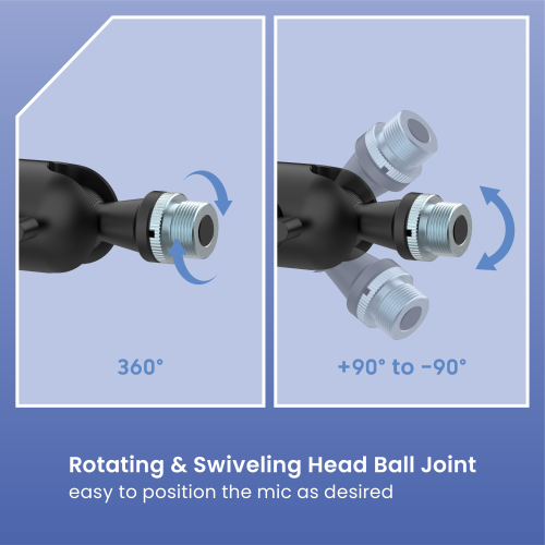 Aluminum Low Profile RGB Microphone Boom Arm MDS23-2L Precision CNC Aluminum Meets Dynamic Point-Source Glow from china(chinese)