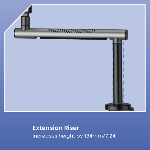 Aluminum Low Profile RGB Microphone Boom Arm (with Extension Riser) MDS23-1L Precision CNC Aluminum Meets Dynamic Point-Source Glow from china(chinese)