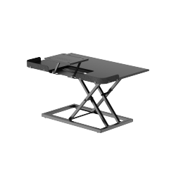 Cost-Effective Stepless Lifting Desk Converter with Laptop Holder