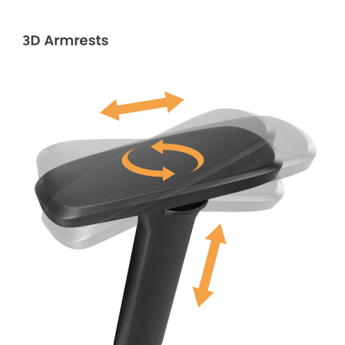 Ergonomic Office Chair with Adjustable Headrest, Backrest, Lumbar Support & Seat Depth OCH01-5 Precision Balanced for Extended Comfort. from china(chinese)