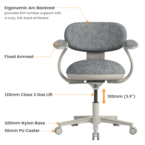 Modern Ergonomic Chair with Height Adjustment OCH02-3 Stylish Fit for Every Space. from china(chinese)