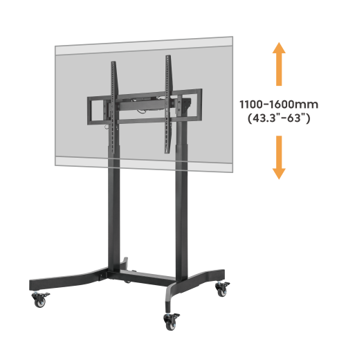 Standard Motorized TV Cart TTL14-68FW Designed for the Heaviest TV  from china(chinese)