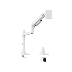 Pole-Mounted Heavy-Duty Gas Spring Single Monitor Arm