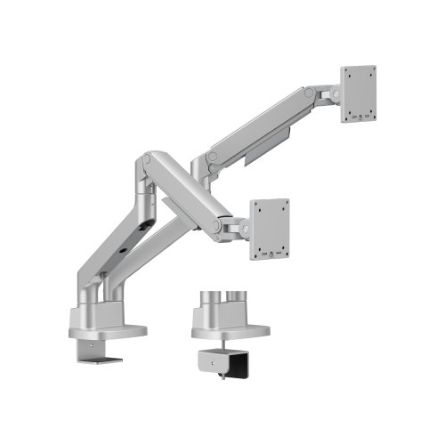 Vigor Heavy-Duty Gas Spring Dual Monitor Arm LDT123-C024 For most 17"-40" Monitors from china(chinese)