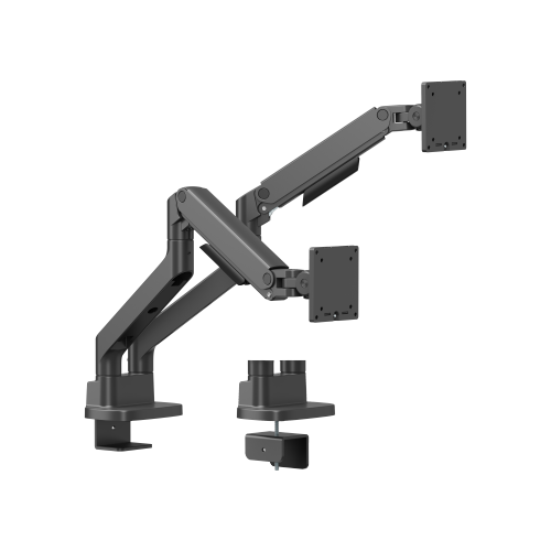 Vigor Heavy-Duty Gas Spring Dual Monitor Arm LDT123-C024 For most 17"-40" Monitors from china(chinese)