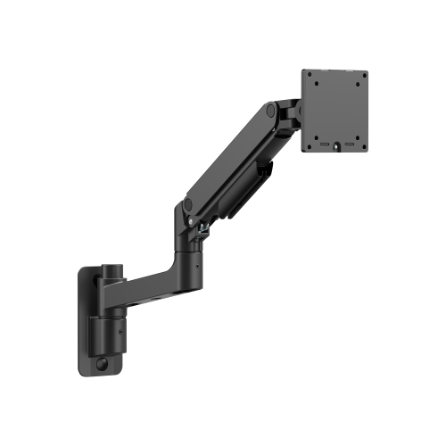 Wall-Mounted Heavy-Duty Gas Spring Single Monitor Arm LDA123-112 For most 17"-49" Monitors from china(chinese)