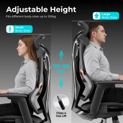 Comfy Mesh Gaming Chair with 4D Armrests