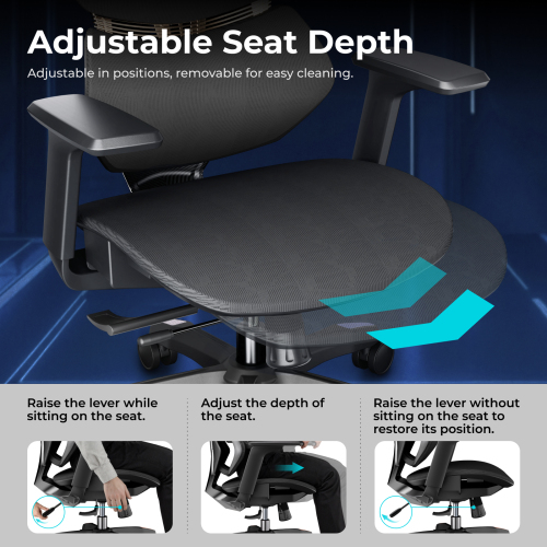 Comfy Mesh Gaming Chair with 4D Armrests CH09-8 Great Ventilation for Comfort. from china(chinese)