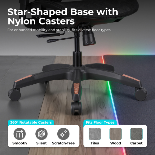 Comfy Mesh Gaming Chair with 4D Armrests CH09-8 Great Ventilation for Comfort. from china(chinese)