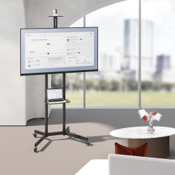 Economy Steel TV Cart with Camera Shelf