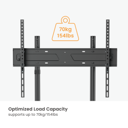 Economy Steel TV Cart 