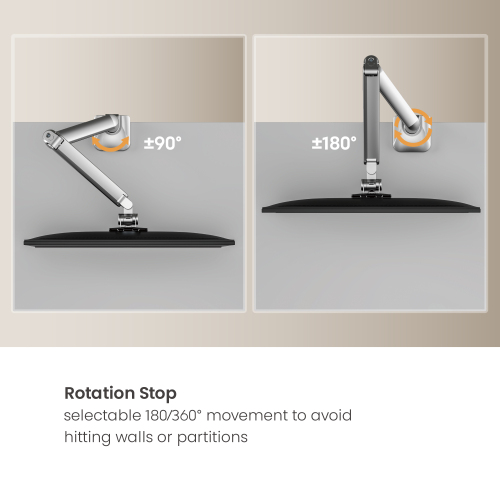 Premium Heavy-Duty Mechanical Spring Single Monitor Arm LDT107-C012 Seamless adjustments, exceptional performance. from china(chinese)