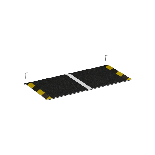 Portable Aluminum Single-Step Wheelchair Ramp (Large) LHP03-3  Making Every Entrance Accessible from china(chinese)