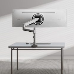 Premium Heavy-Duty Mechanical Spring Single Monitor Arm (Pole Mounted)