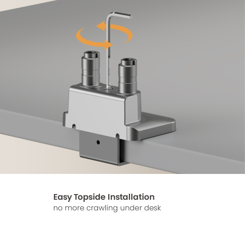 Premium Heavy-Duty Mechanical Spring Dual Monitor Arm  LDT107-C024UC Seamless adjustments, exceptional performance. from china(chinese)