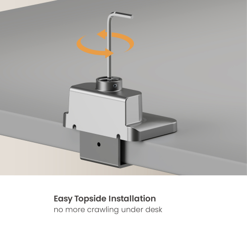 Premium Heavy-Duty Mechanical Spring Dual Monitor Arm with USB-A/USB-C Ports (Pole Mounted) LDT107-C024P Seamless adjustments, exceptional performance. from china(chinese)
