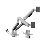 Premium Heavy-Duty Mechanical Spring Dual Monitor Arm 