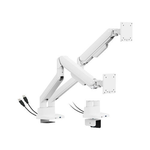 Premium Heavy-Duty Mechanical Spring Dual Monitor Arm  LDT107-C024UC Seamless adjustments, exceptional performance. from china(chinese)