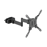 Full-Motion TV/Monitor Pole Mount with Extension Adapter Arms