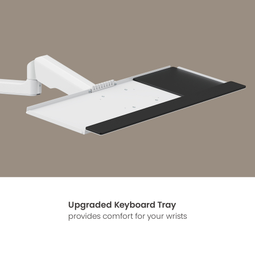 Advanced Wall-Mounted Single Screen Gas Spring Sit-Stand Workstation WWS94-01 Your all-in-one move to better work. from china(chinese)
