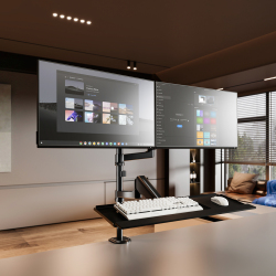  Advanced Dual Screen Gas Spring Sit-Stand Workstation