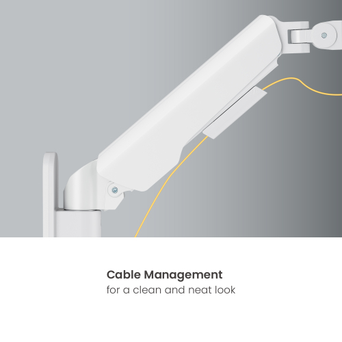FlexPrecision Cost-Effective Wall-Mounted Mechanical Spring Monitor Arm LDA94-111E Elegance meets affordability: for monitors up to 12kg (26.4lbs). from china(chinese)