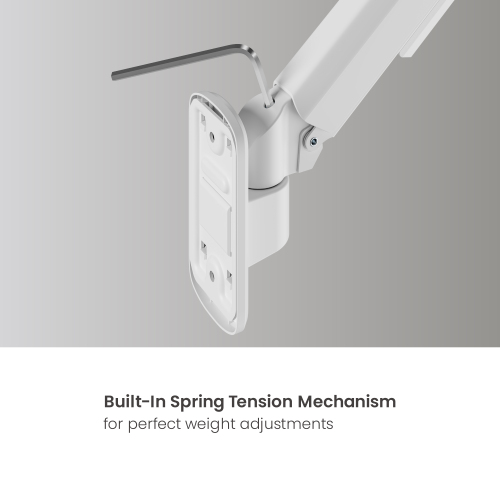 FlexPrecision Cost-Effective Wall-Mounted Mechanical Spring Monitor Arm LDA117-111E Refined design at an affordable price — for monitors up to 12kg (26.4lbs). from china(chinese)