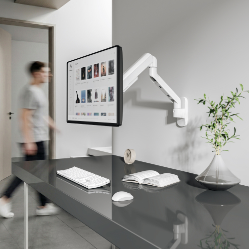 FlexPrecision Cost-Effective Wall-Mounted Mechanical Spring Monitor Arm LDA117-112E Refined design at an affordable price — for monitors up to 12kg (26.4lbs). from china(chinese)