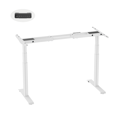 Three-Stage Smooth Dual-Motor Sit-Stand Desks M20-23D Moves with your lifestyle. from china(chinese)