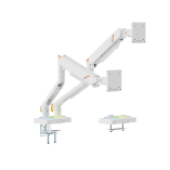 VALUEFORCE Dual-Screen Mechanical Spring Monitor Arm with RGB Lighting