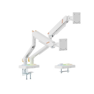 VALUEFORCE Dual-Screen Mechanical Spring Monitor Arm with RGB Lighting