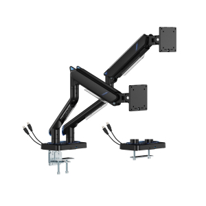 VALUEFORCE Dual-Screen Mechanical Spring Monitor Arm with USB 3.0 Ports