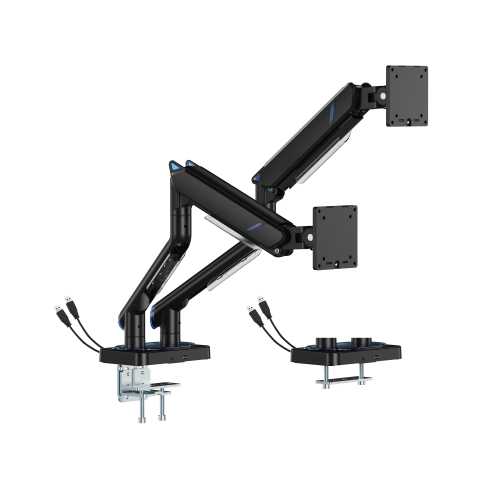 VALUEFORCE Dual-Screen Mechanical Spring Monitor Arm with USB 3.0 Ports  LDT111-C024UC Reliable monitor support at a smarter price. from china(chinese)