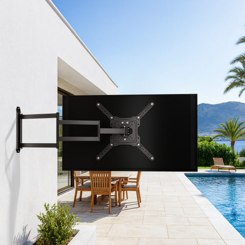 Outdoor Weather-Proof Full-Motion TV Wall Mount with Extra Long Arm LPA84-445XLW For most 23”~65” TVs from china(chinese)