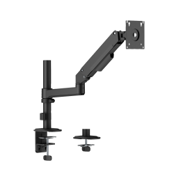 Linear Edge Pole-Mounted Single-Screen Mechanical Spring Monitor Arm