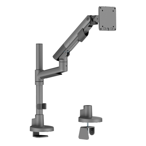 SlimBrace Heavy-Duty Pole-Mounted Gas Spring Monitor Arm LDT102-C012P Balances elegance and strength. from china(chinese)