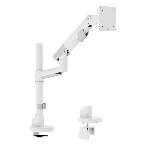 SlimBrace Heavy-Duty Pole-Mounted Gas Spring Monitor Arm LDT102-C012P Balances elegance and strength. from china(chinese)