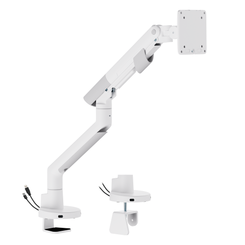 SlimBrace Heavy-Duty Gas Spring Monitor Arm with USB-A & USB-C Ports LDT102-C012UC Balances elegance and strength. from china(chinese)