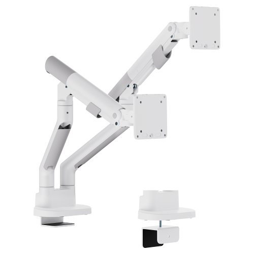 SlimBrace Dual-Screen Heavy-Duty Gas Spring Monitor Arm LDT102-C024 Balances elegance and strength. from china(chinese)