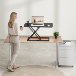 Cost-Effective Stepless Lifting Desk Converter