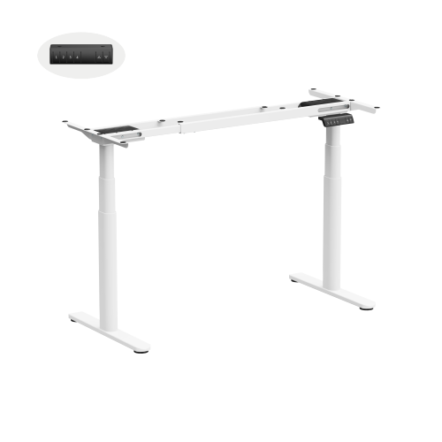 Three-Stage Oval Columns Dual-Motor Sit-Stand Desk M19-23D Elegance meets Practicality. from china(chinese)