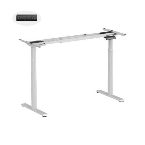 Two-Stage Oval Columns Dual-Motor Sit-Stand Desk M19-22D Elegance meets Practicality. from china(chinese)